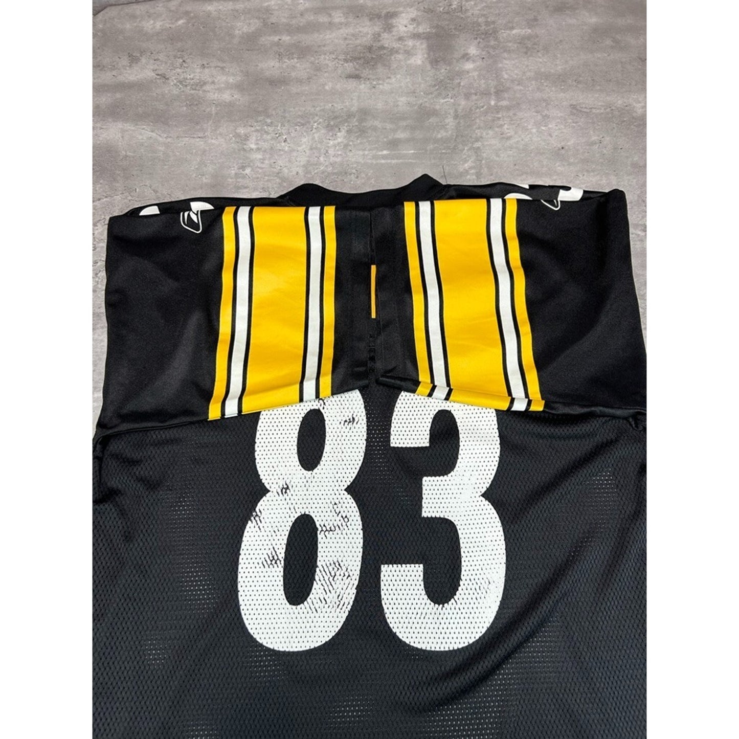 Vintage Heath Miller #83 Pittsburgh Steelers Reebok Football Jersey Size Large