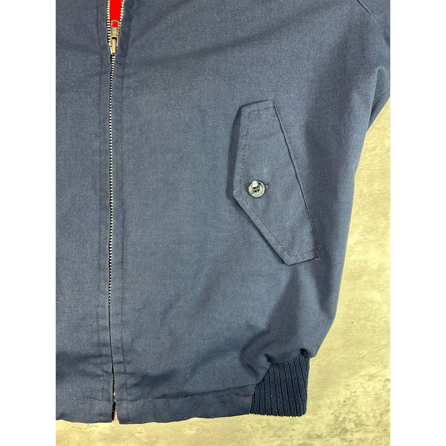 Vintage 1970s/80s Sir Jack Cropped Ricky Jacket Size 36 Medium Blue