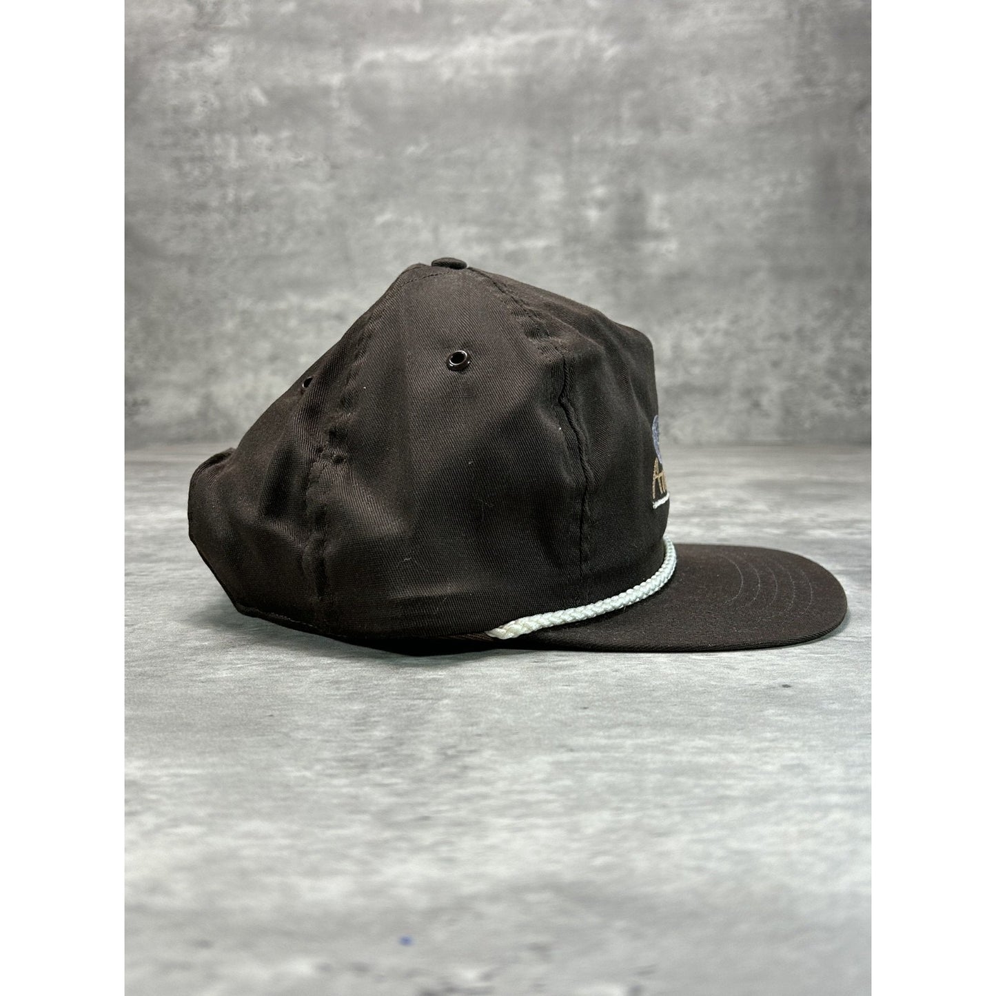 Vintage Team Amana Embroidered Spellout Strapback Hat OSFA