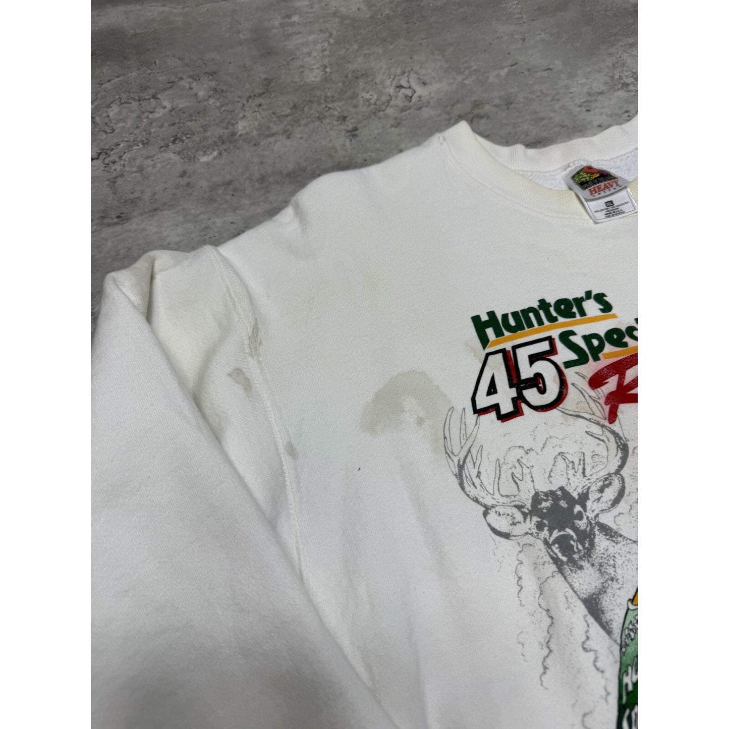 Vintage 90s Jeff Fuller #45 Trophy Chasing Nascar Graphic Sweatshirt Size XL