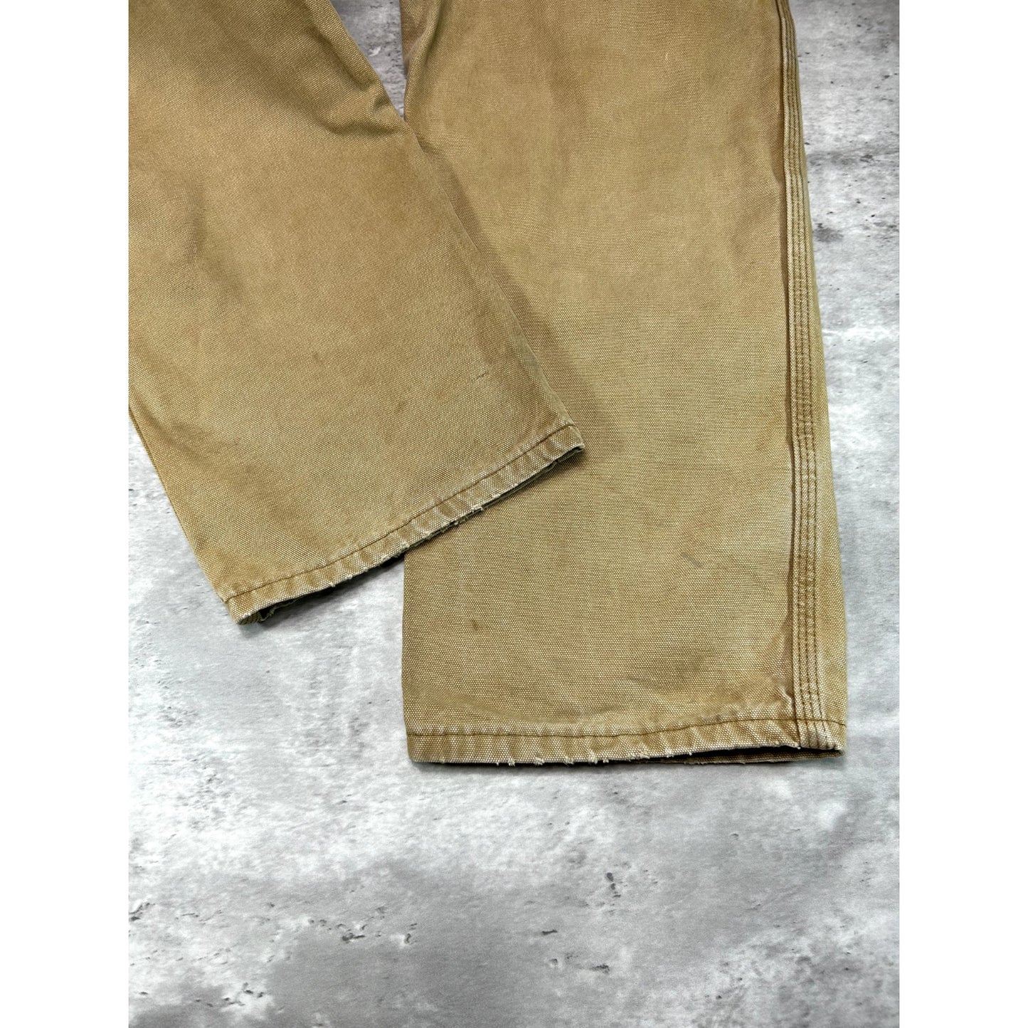 Vintage Dickies Canvas Work Wear Carpenter Pants Size 33W Beige