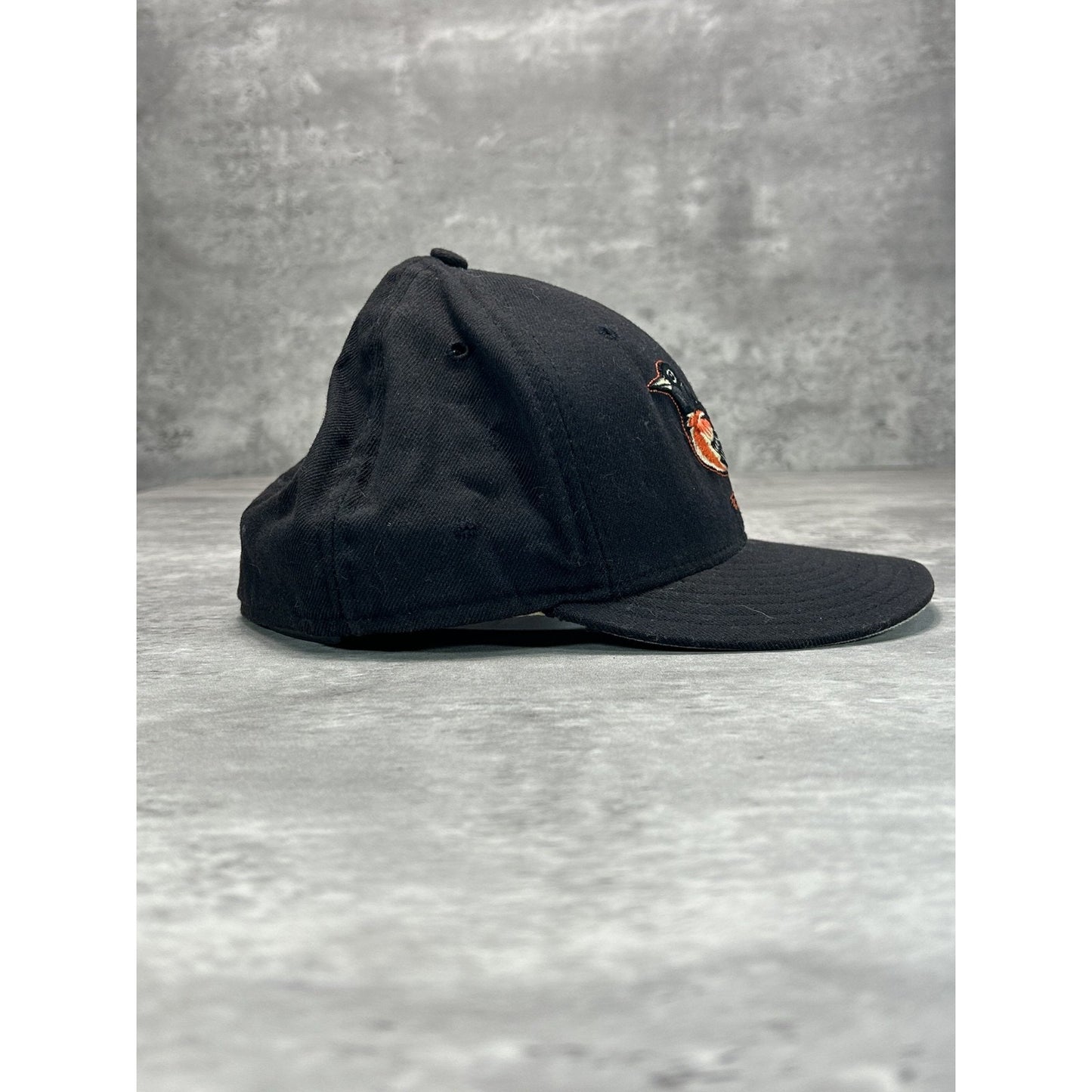 Vintage Baltimore Orioles MLB Embroidered Logo Baseball Fitted Hat 7 3/8