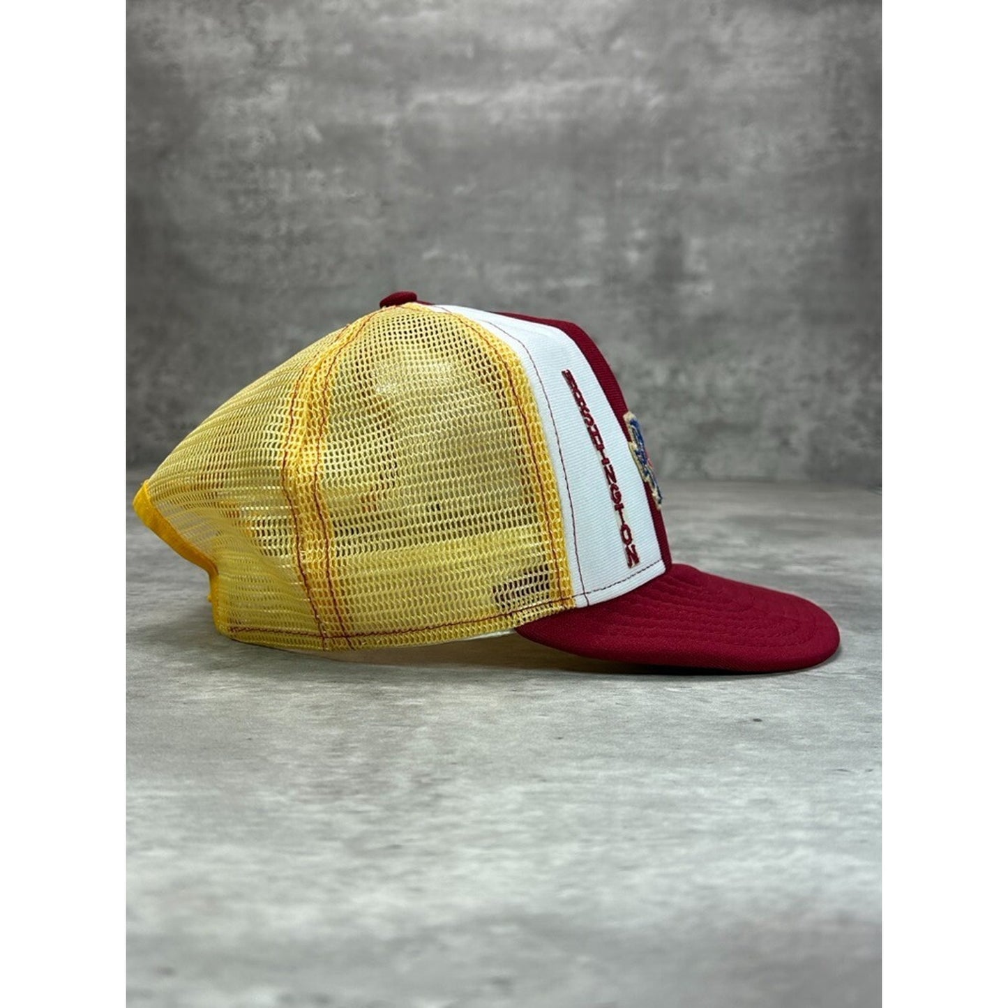 VTG 1984 Washington NFL Super Bowl XVIII Lucky Stripes Trucker Snapback Hat OSFA