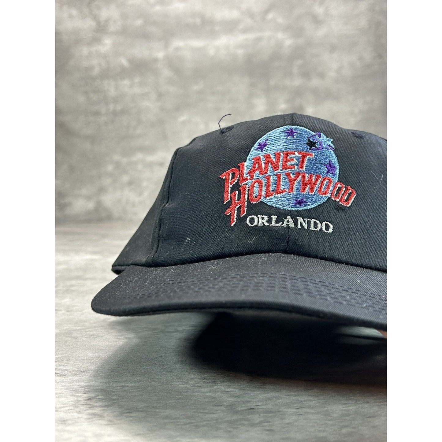 Vintage 90s Planet Hollywood Orlando Embroidered Destination Snapback Hat OSFA