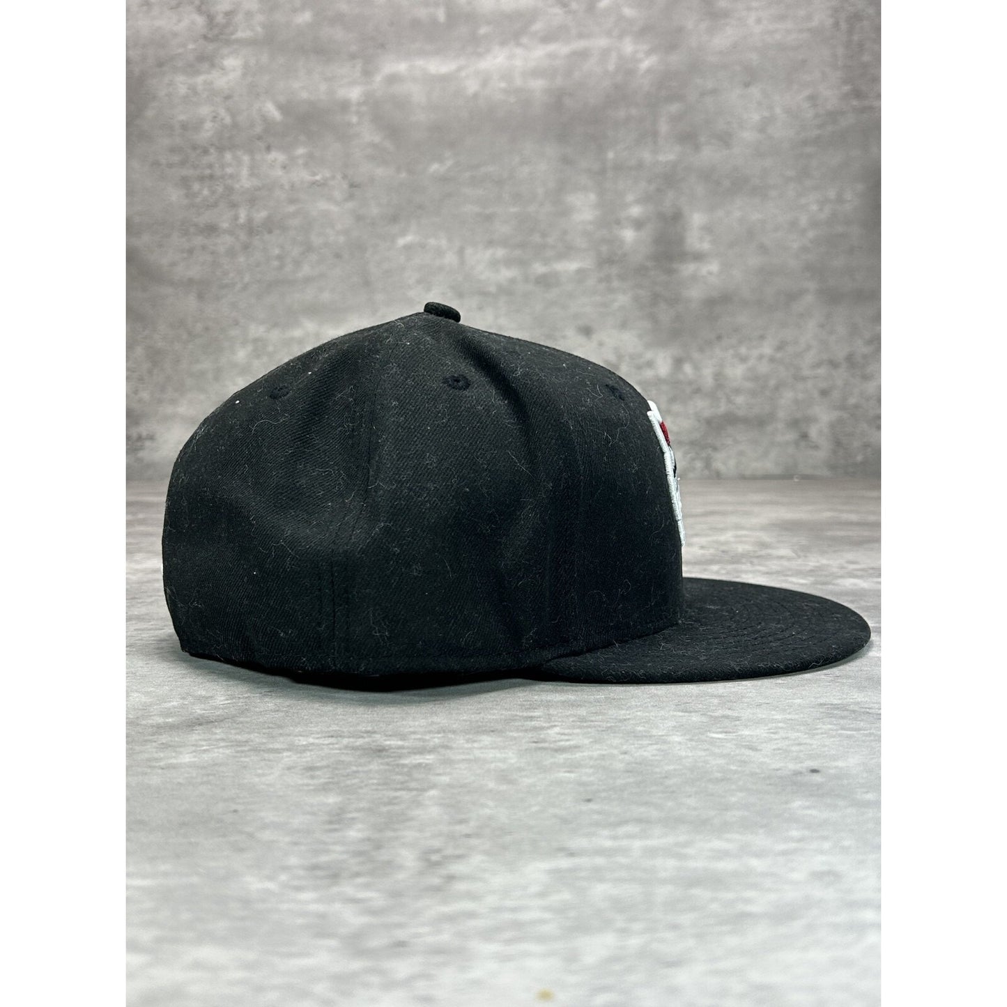 Erie Seawolves MiLB Embroidered Logo Baseball Fitted Hat OSFA Black