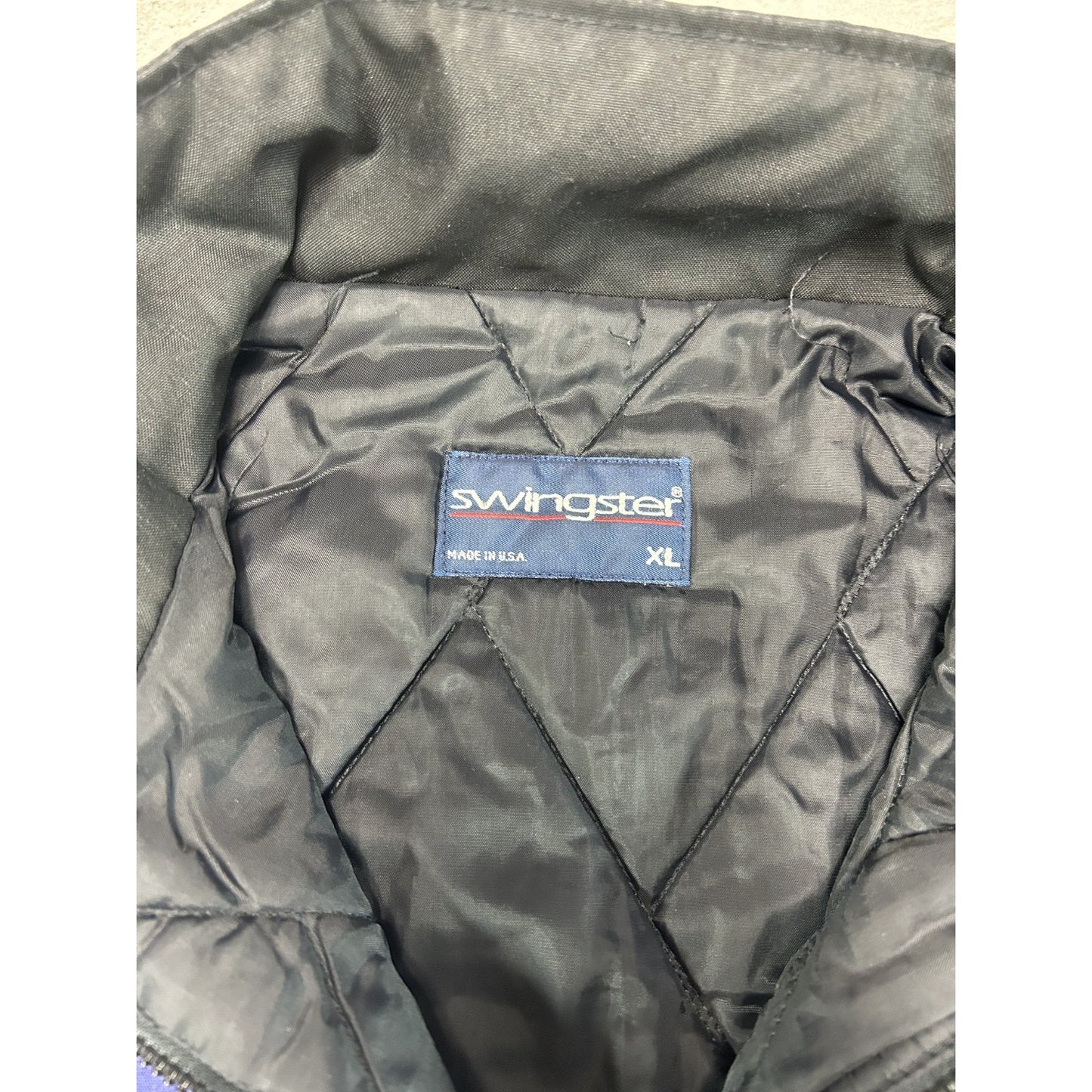 Vintage 90s Snap On Racing All Over Print Full Zip Nylon Jacket Size XL