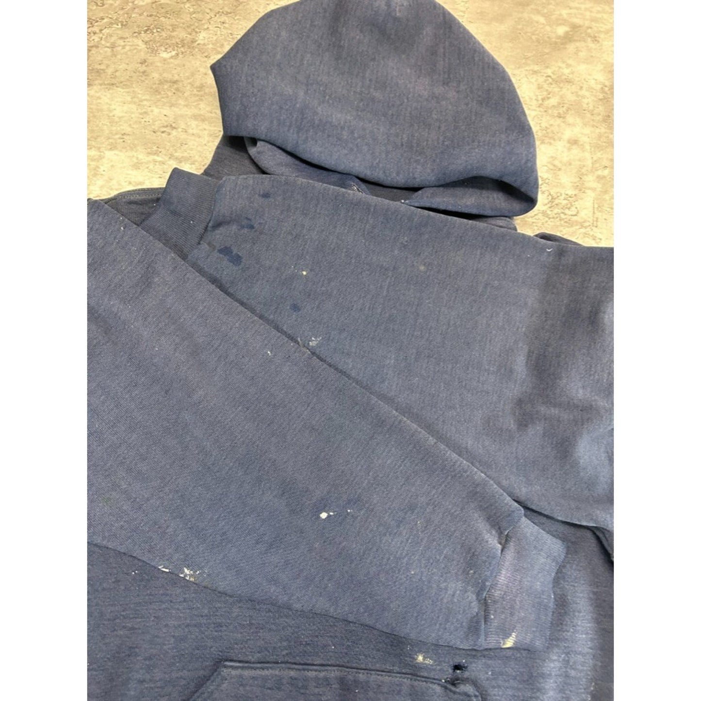 Vintage 70s Russell Athletic Ferris State University Hooded Sweatshirt Sz Large