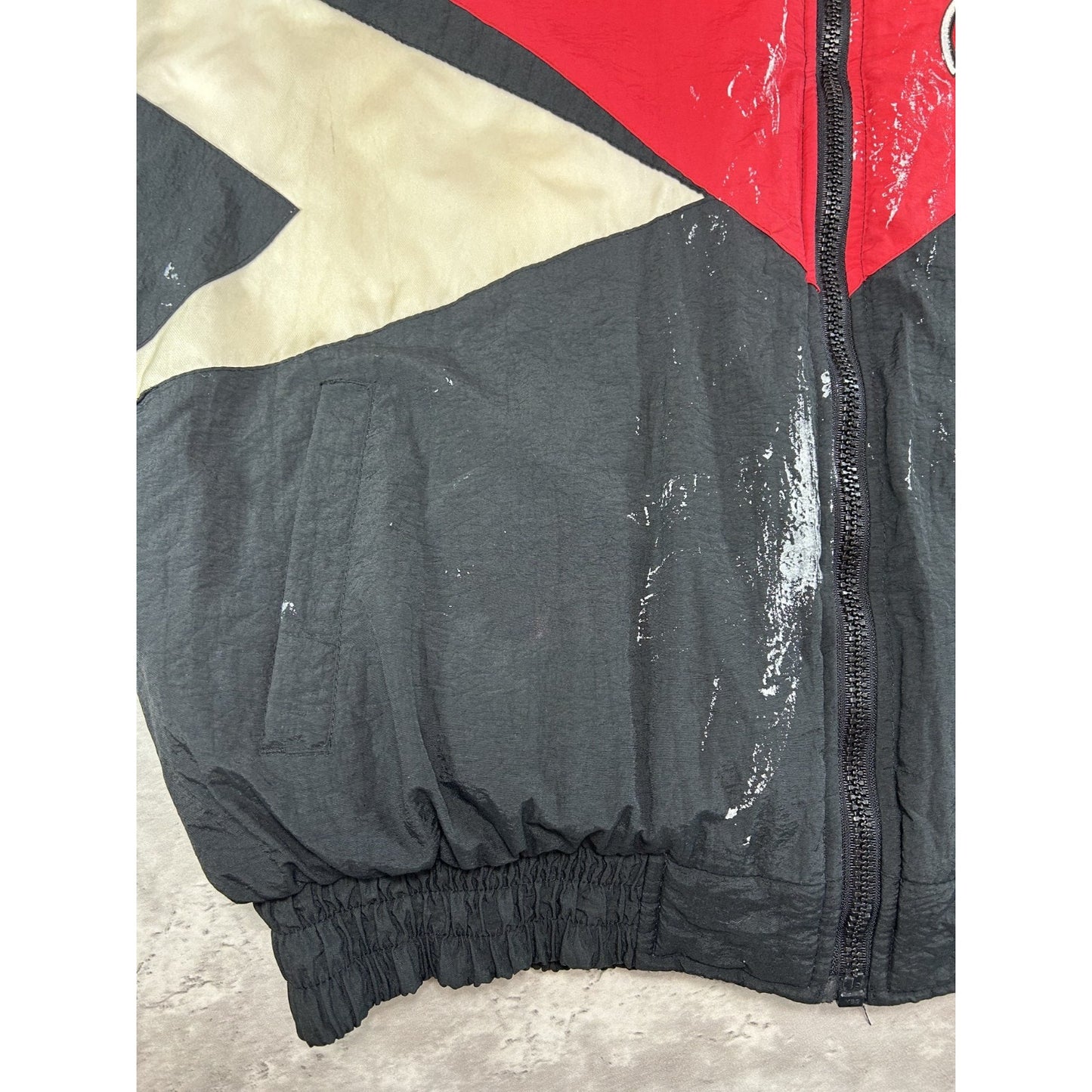 Vintage 90s New Jersey Devils NHL Embroidered Pro Player Insulated Jacket Sz XL