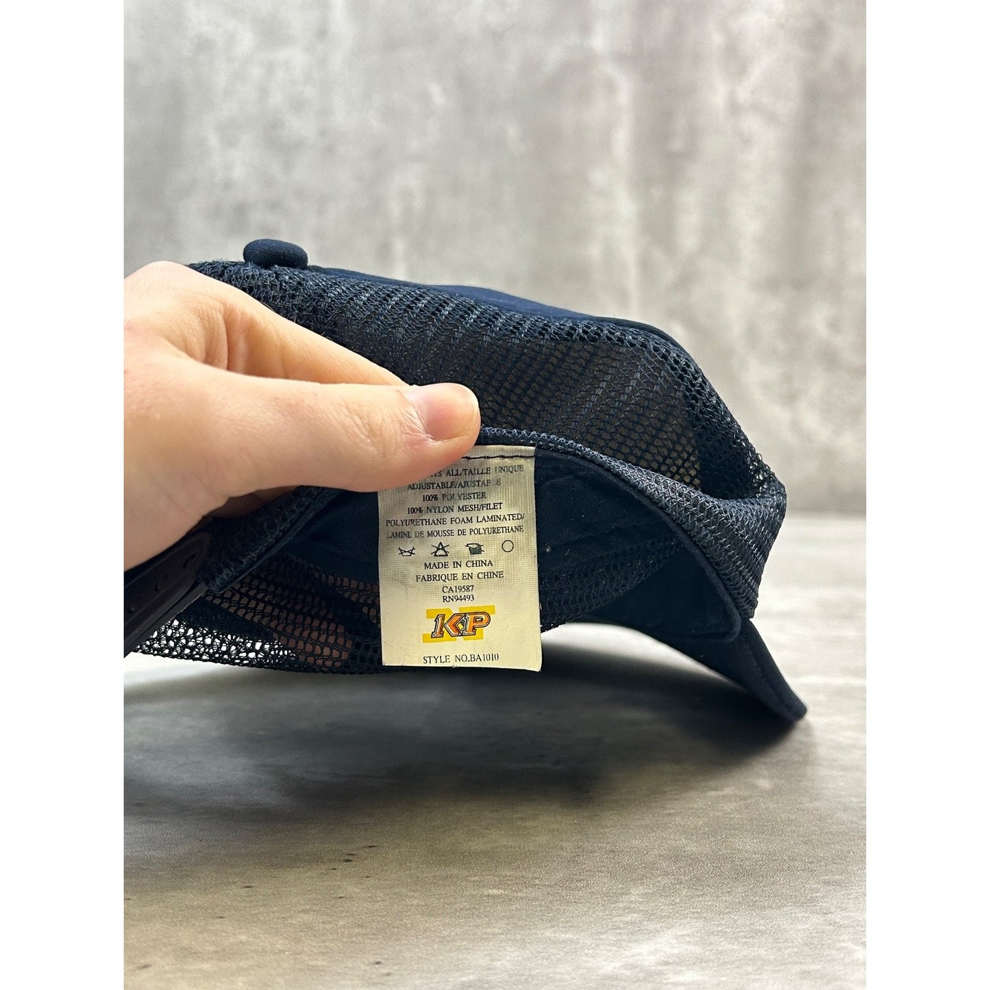 Vintage 80s/90s Goodyear Embroidered Patch Trucker Snapback Hat OSFA