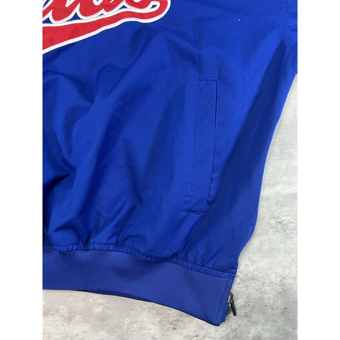 Vintage 2000s Chicago Cubs MLB Nike Embroidered Windbreaker Jacket Size Medium