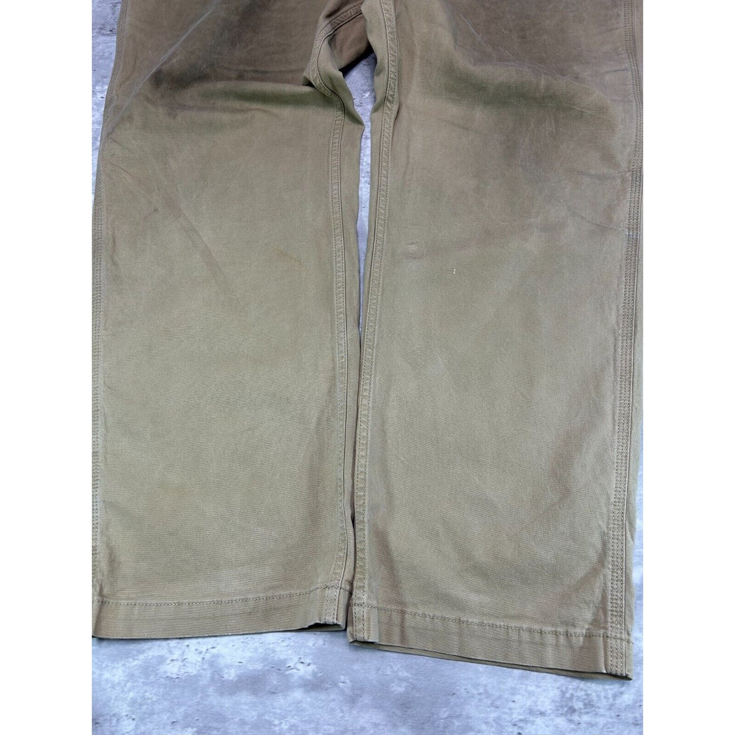 Carhartt Relaxed Fit Canvas Workwear Five Pocket Pants Size 43 Beige