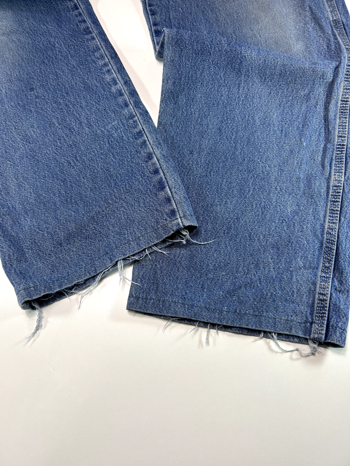 Vintage Dickies Light Wash Denim Work Wear Carpenter Pants 38W Size Blue