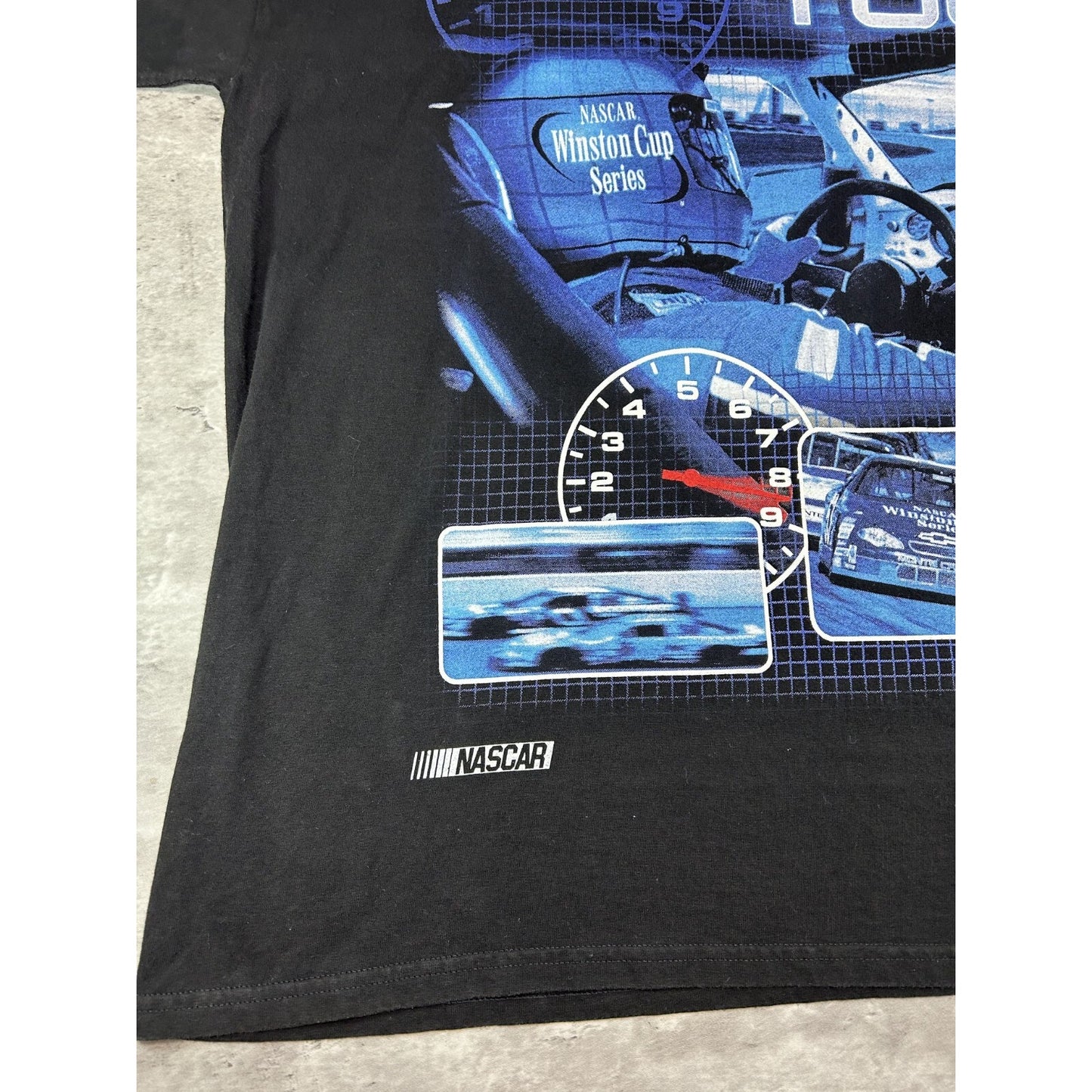 Vintage 2002 Nascar Winston Cup The Limit Tour Big Graphic T-Shirt Size 2XL