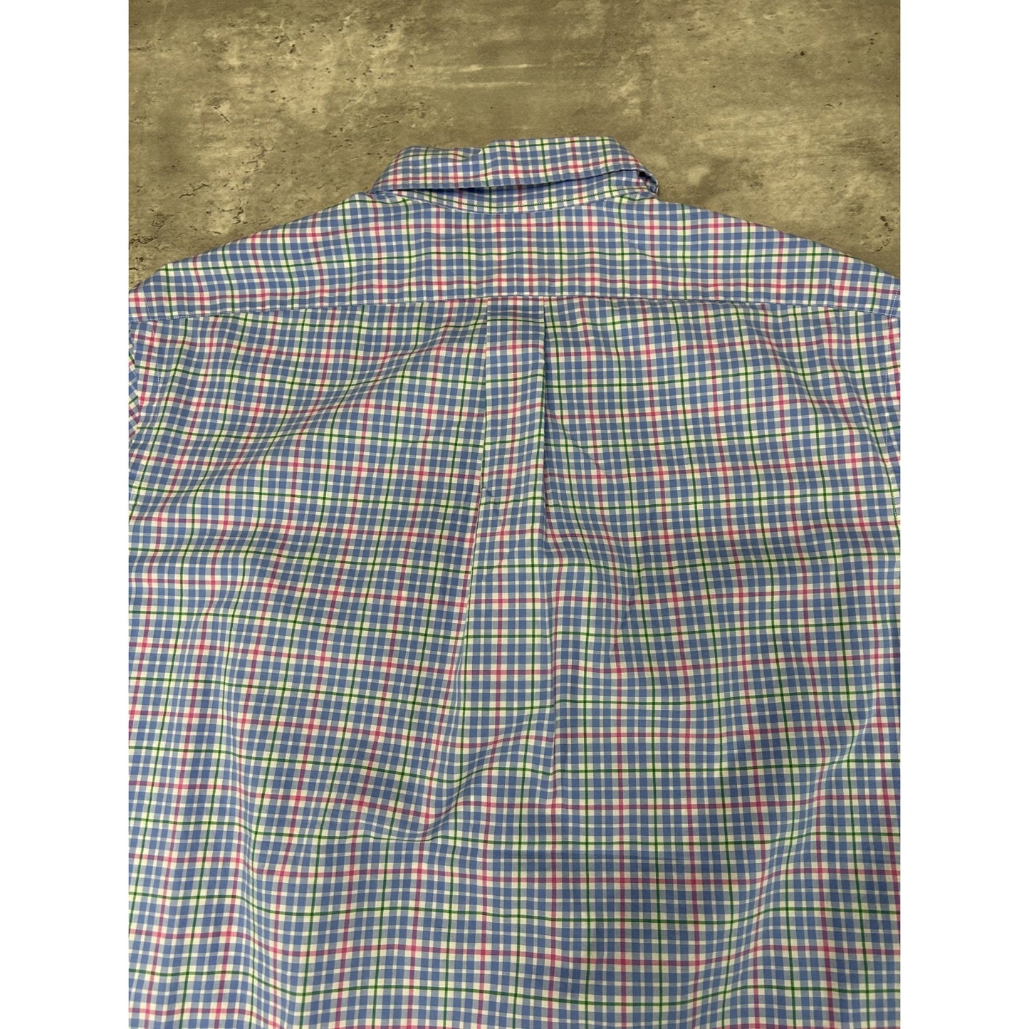 Vintage Polo Ralph Lauren Reworked Cropped Long Sleeve Button Up Shirt Sz Large