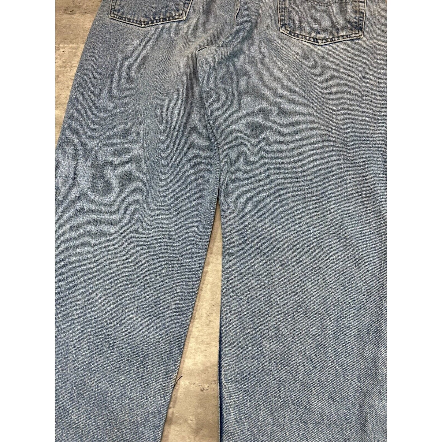 Vintage Carhartt Light Wash Denim Workwear Pants Size 38 Blue
