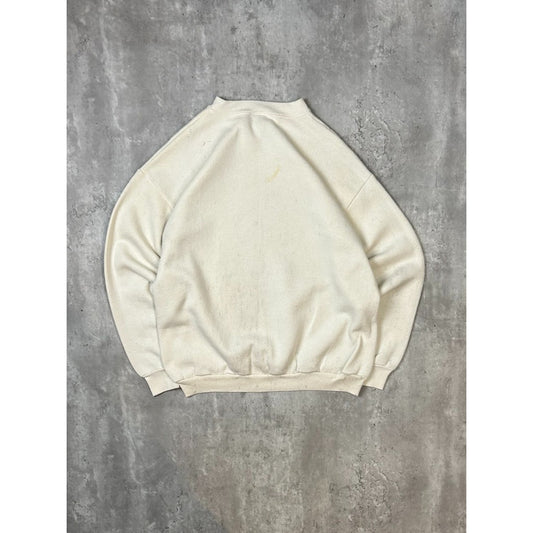 Vintage 90s Mickey Mouse Blank Pullover Crewneck Sweatshirt Size Large