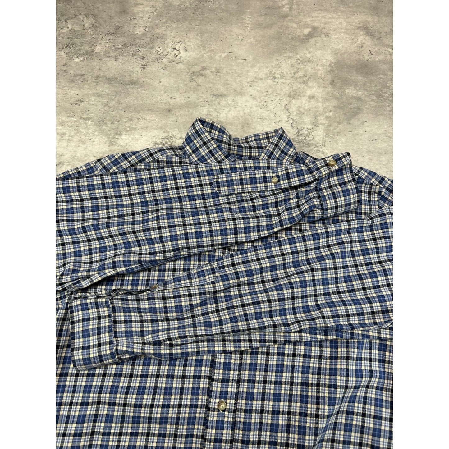 Vintage Polo Ralph Lauren Embroidered Pony Long Sleeve Button Up Shirt Size Medium