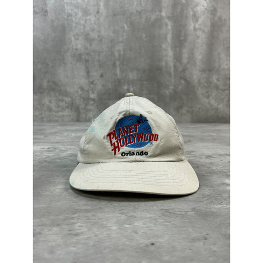 Vintage 1995 Planet Hollywood Orlando Embroidered Destination Snapback Hat OSFA