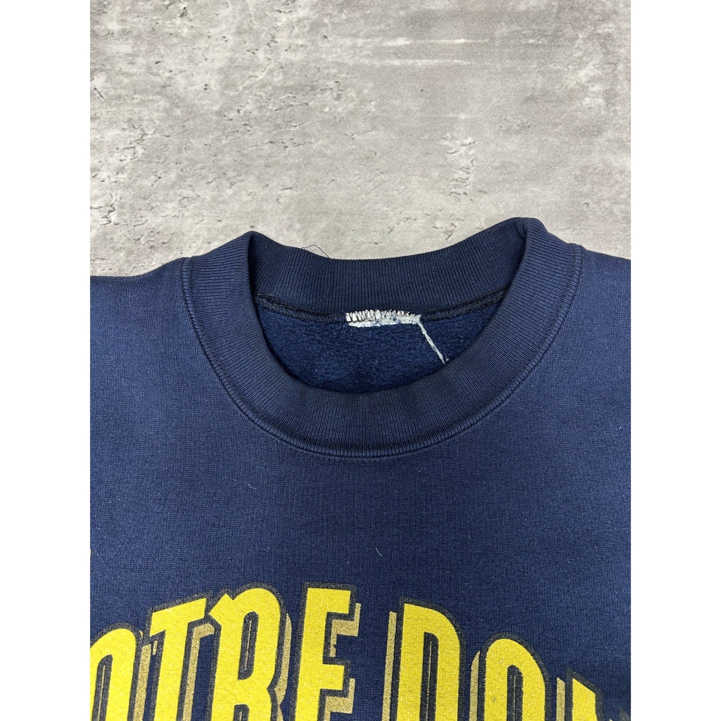 Vintage 90s Notre Dame Fighting Irish NCAA Collegiate Graphic Sweatshirt Large