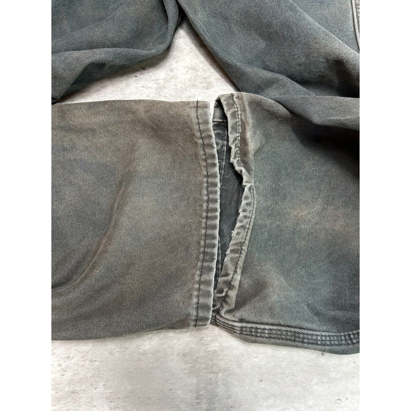 Dickies Canvas Workwear Carpenter Pants Size 42 Gray
