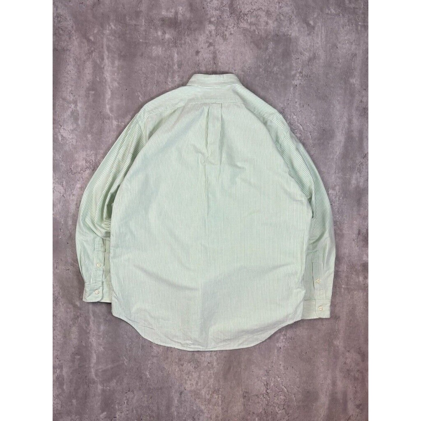 Vintage Polo Ralph Lauren Embroidered Crest Long Sleeve Button Up Shirt Size Large