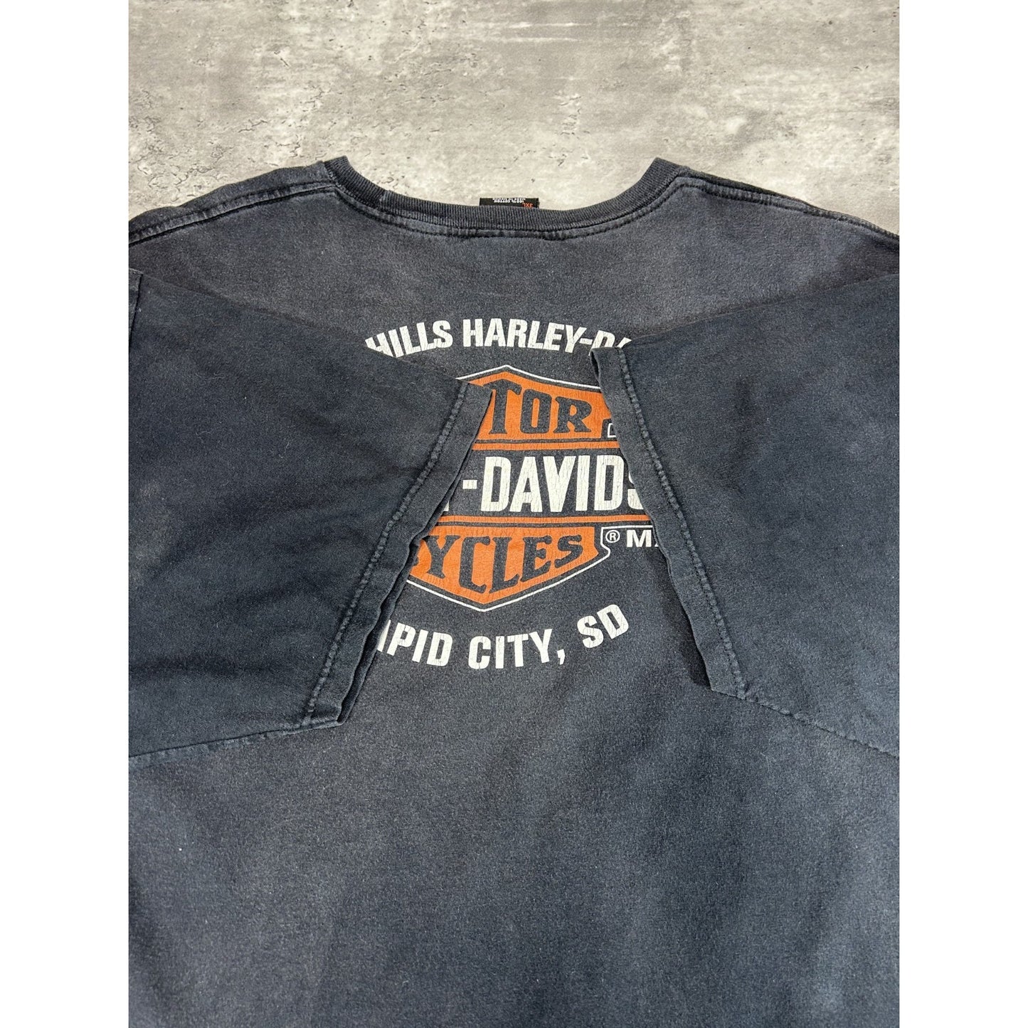 Harley Davidson Motorcycles Classic Logo Spellout Graphic T-Shirt Size 3XL