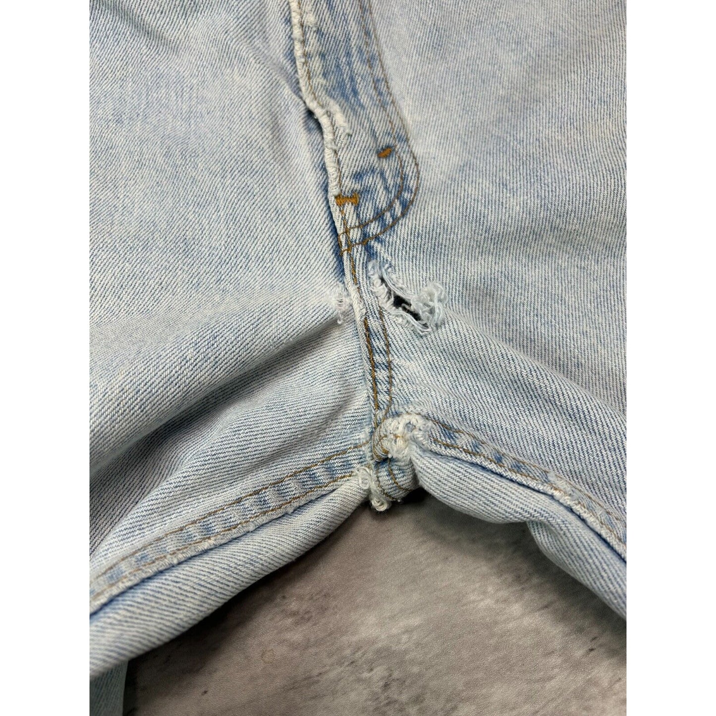 Vintage 90s Levis 550 Red Tab Relaxed Fit Light Wash Pants Size 30 Blue