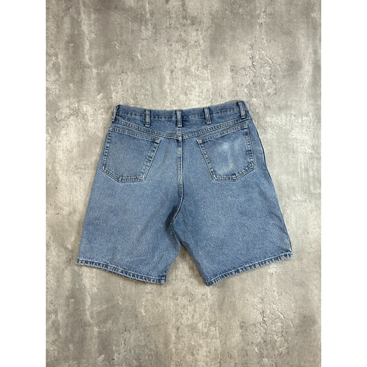 Vintage Wrangler Light Wash Denim Shorts Size 36 Blue
