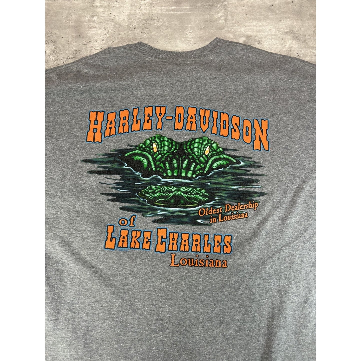 Harley Davidson Motorcycles Clown Graphic T-Shirt Size 2XL Gray