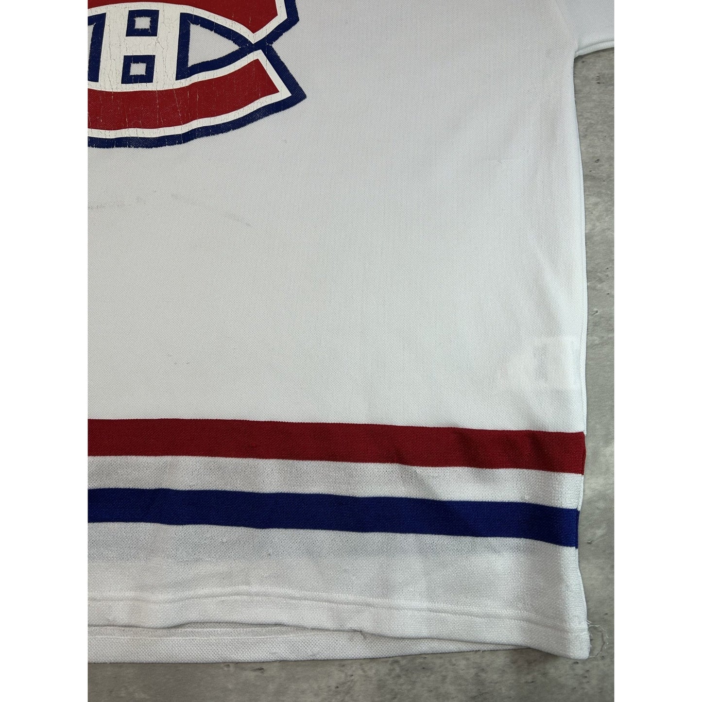 Vintage 90s Montreal Canadiens NHL CCM Hockey Jersey Size XL