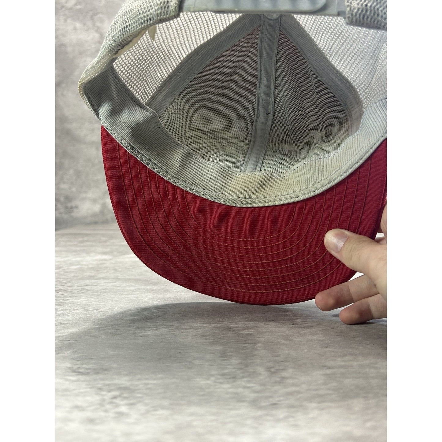 Vintage 80s Ohio State Buckeyes NCAA Embroidered Trucker Snapback Hat OSFA