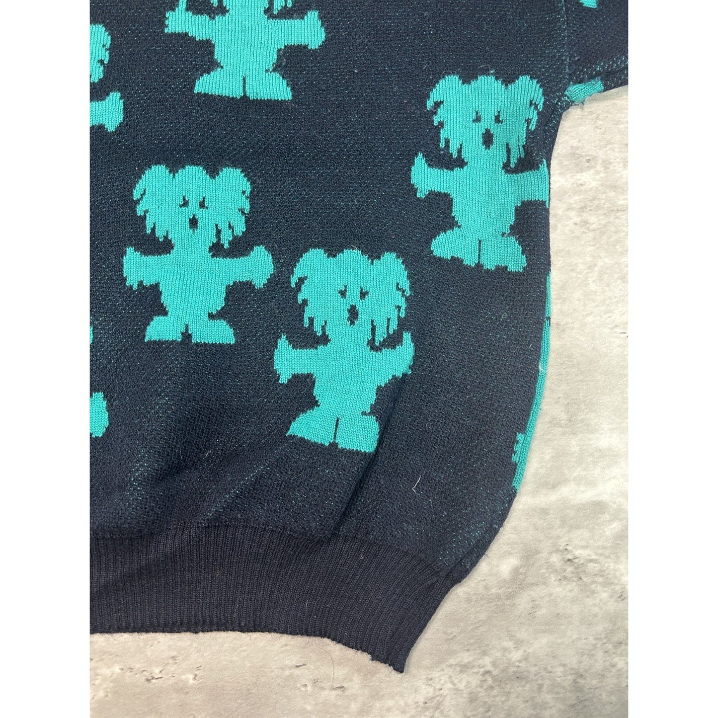 Vintage 90s Jaction All Over Print Koala Pullover Knit Sweater Size Large
