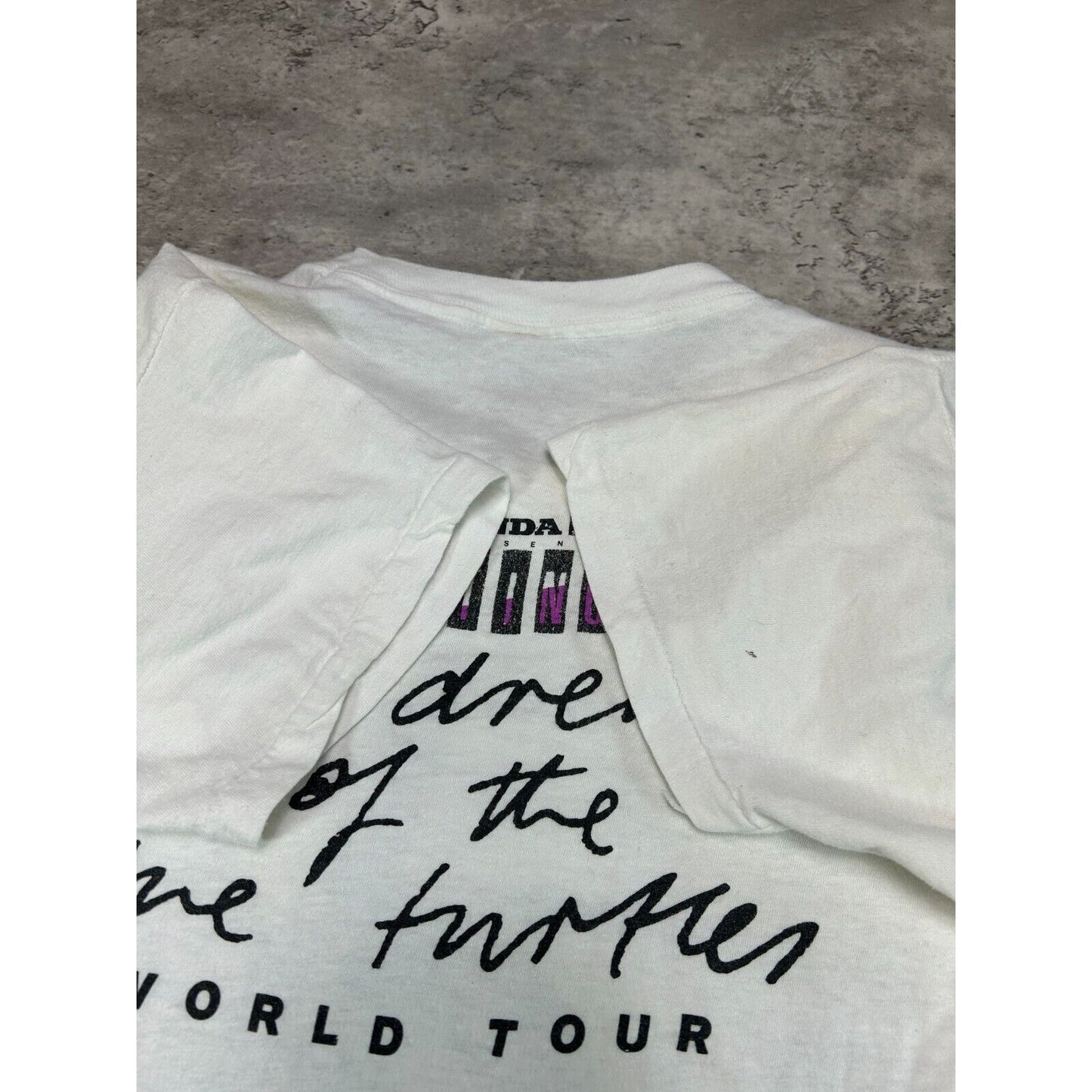 Vintage 1985 Sting The Dream Of The Blue Turtles World Tour T-Shirt Size Small