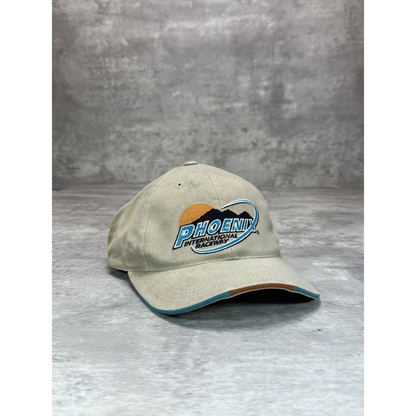 Vintage Phoenix International Speedway Embroidered Spellout Strapback Hat OSFA