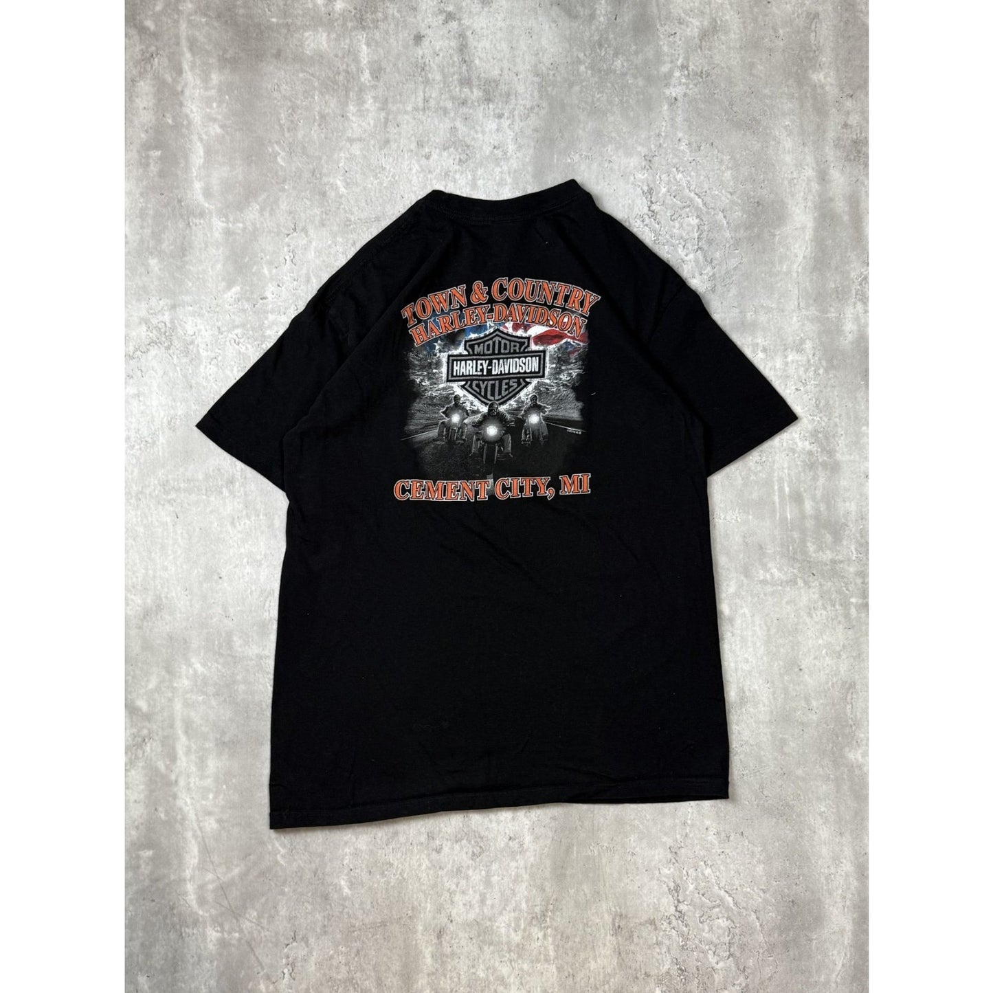 Harley Davidson Motorcycles Clown Graphic T-Shirt Size Large Black