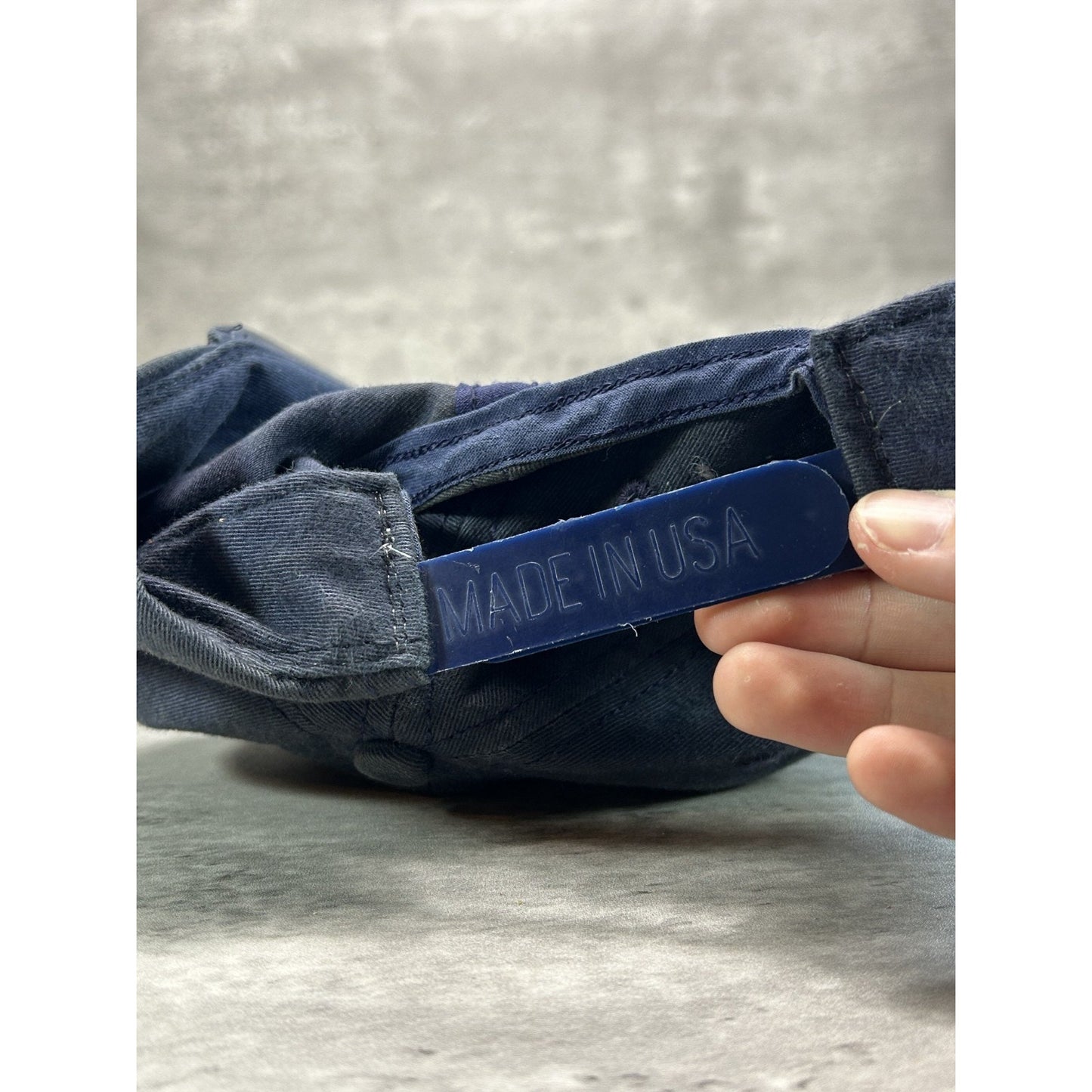 Vintage Calvin Klein Embroidered Spellout Logo Snapback Hat OSFA