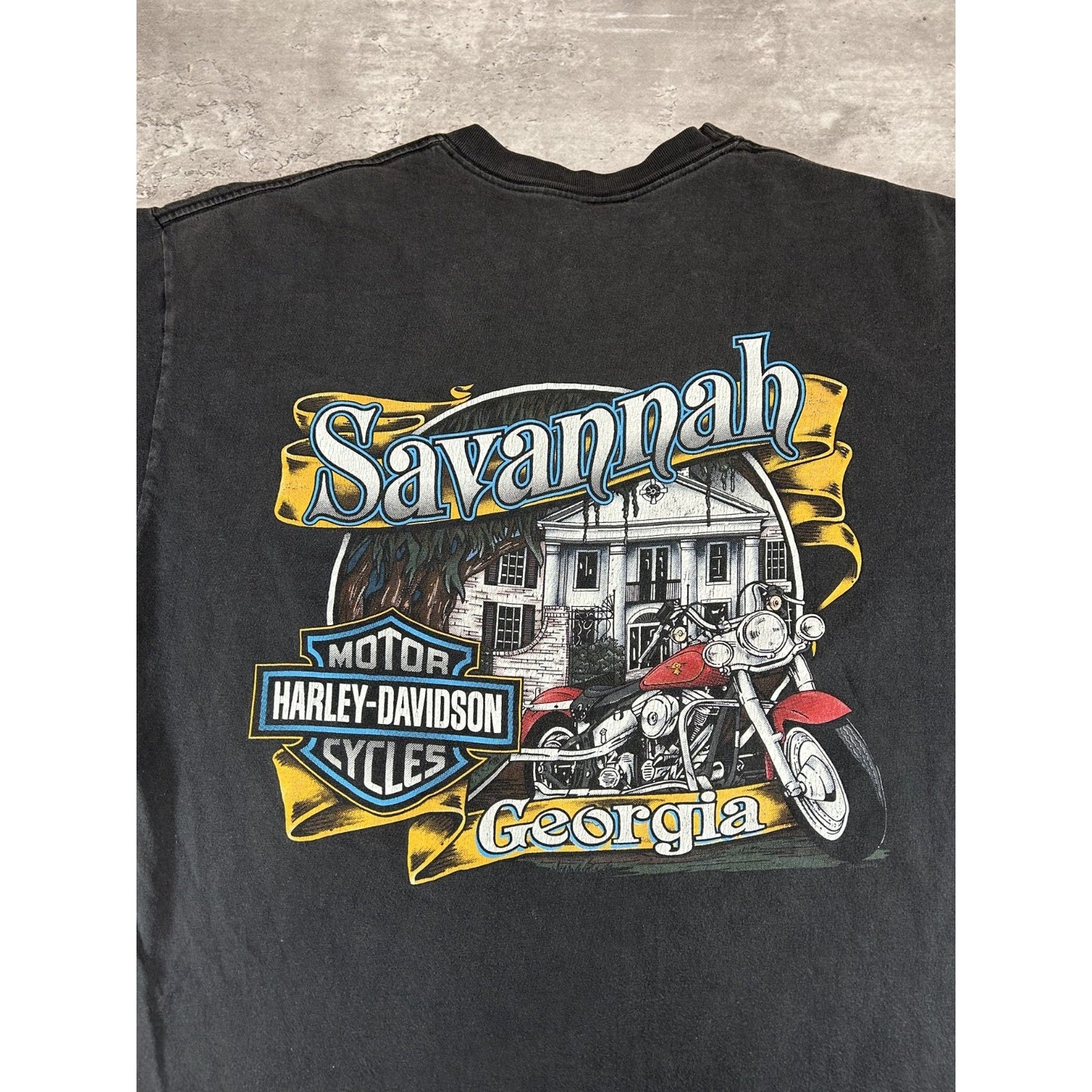 Vintage 2001 Harley Daivdson Live To Ride Spellout Graphic T-Shirt Size XL
