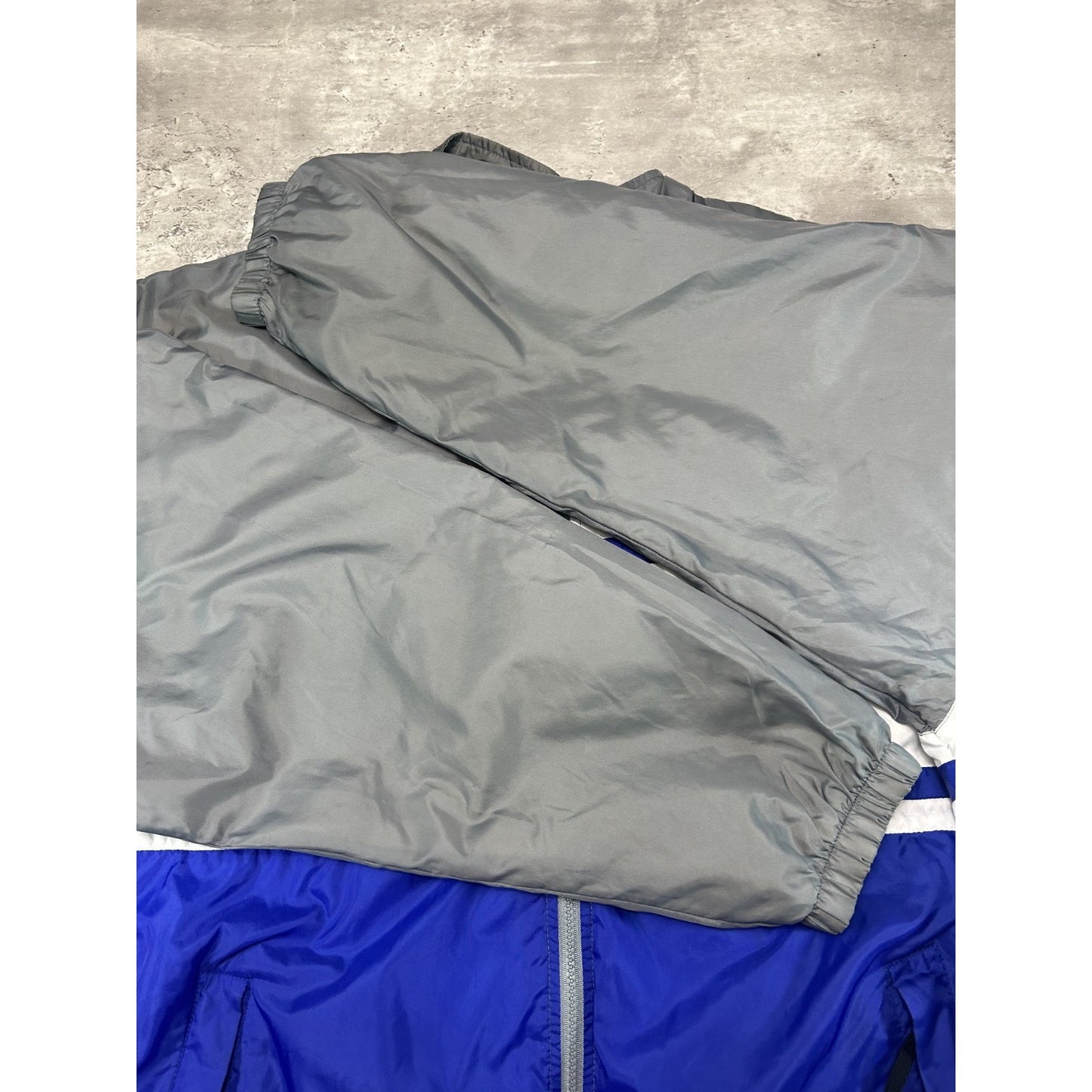 Vintage 90s Nike Embroidered Swoosh Full Zip Nylon Windbreaker Jacket Size 2XL