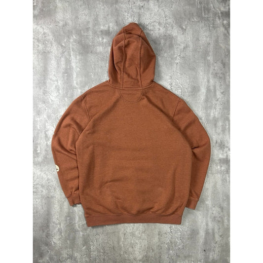 Vintage Carhartt Sleeve Spellout Workwear Pullover Hooded Sweatshirt Sz XL Tall