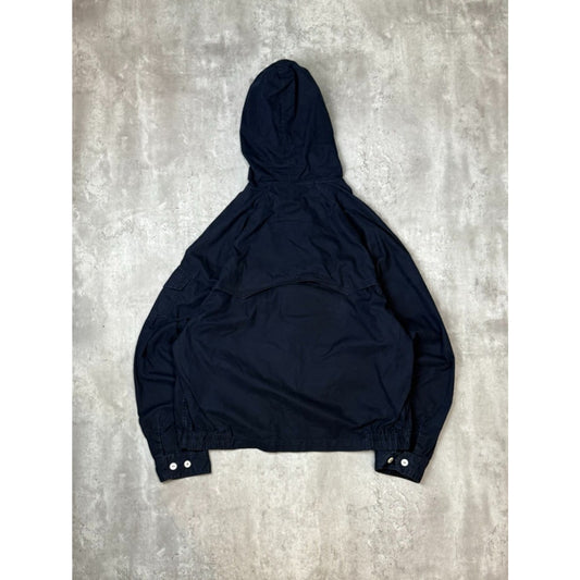 Vintage 90s Polo Ralph Lauren Embroidered Pony Full Zip Hooded Jacket Size XL