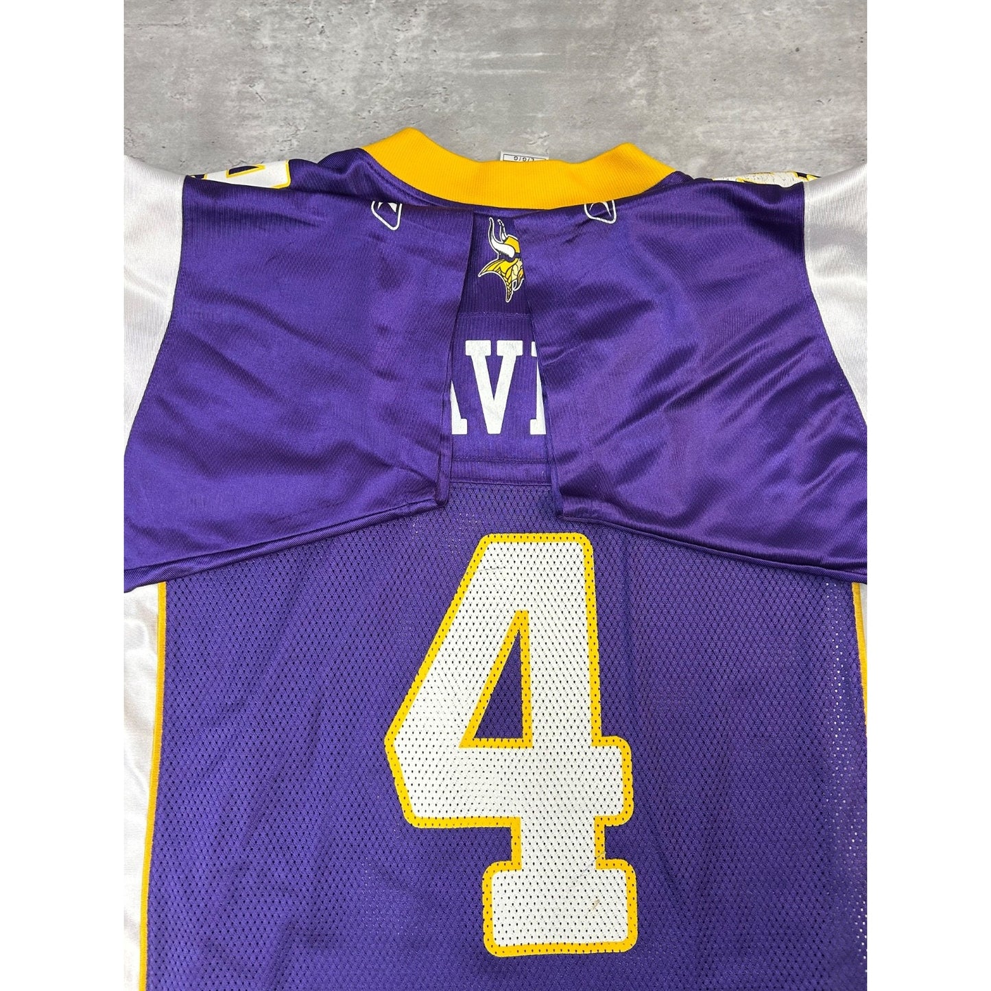 Brett Favre #4 Minnesota Vikings NFL Reebok Football Jersey Size Large