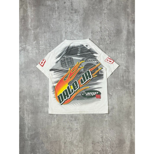VTG Dale Earnhardt Jr Amp Racing Nascar All Over Print T-Shirt Sz YOUTH Medium