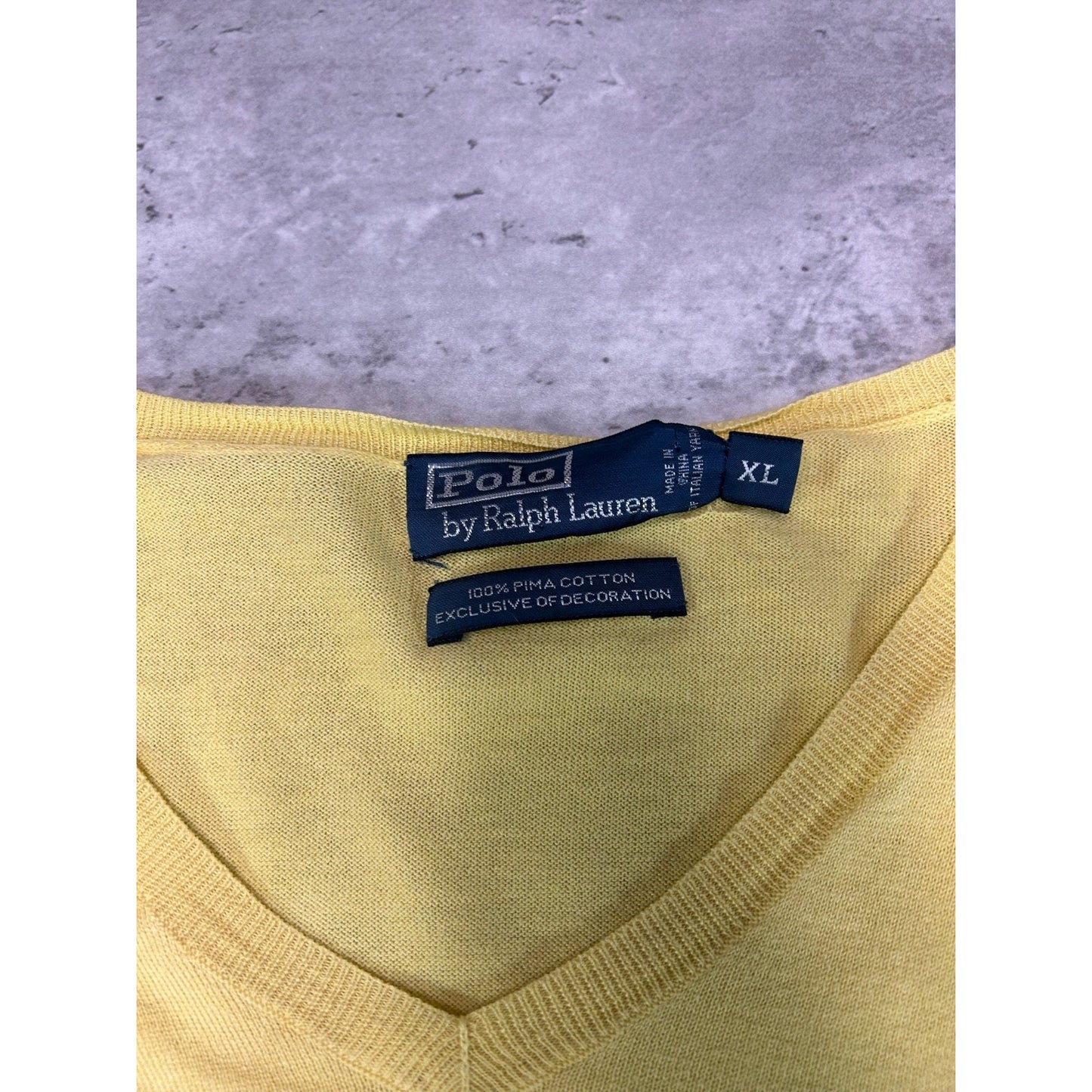 Vintage Polo Ralph Lauren Embroidered Pony Lightweight Sweater Size XL