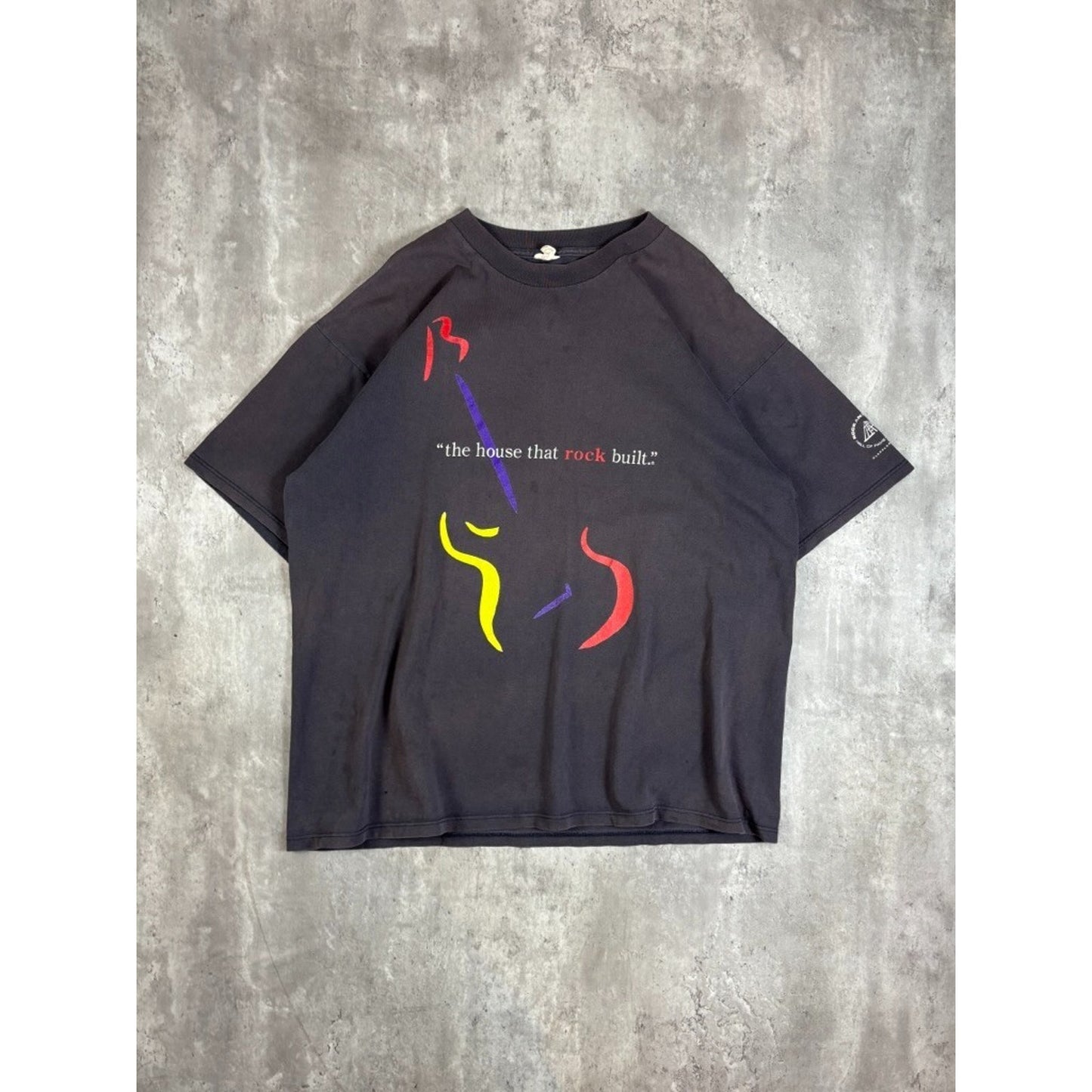 Vintage 90s Rock And Roll Hall Of Fame The House That Rock Built T-Shirt Size XXL