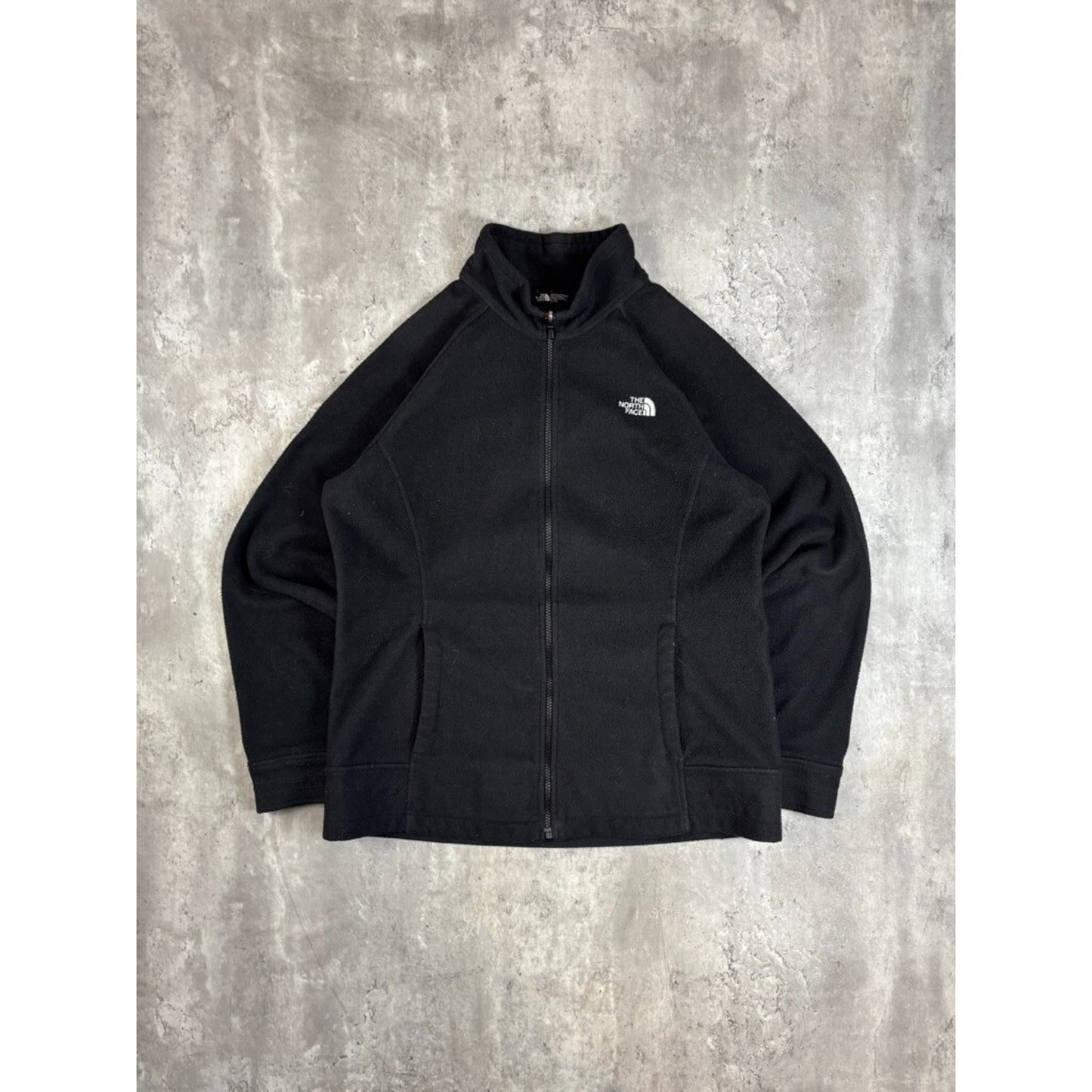 Vintage Womens The North Face TNF Embroidered Full Zip Fleece Sweatshirt Size XL