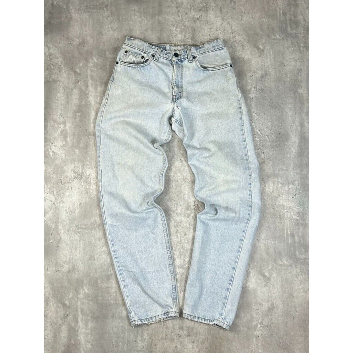 Vintage 90s Levis 550 Red Tab Relaxed Fit Light Wash Pants Size 30 Blue