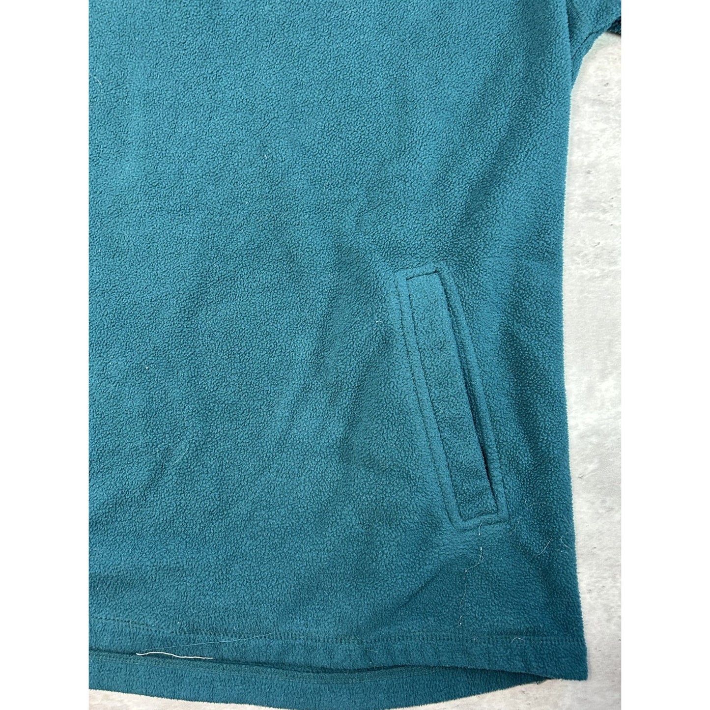 Vintage Philadelphia Eagles NFL Embroidered Logo 1/4 Fleece Sweatshirt Size 2XL