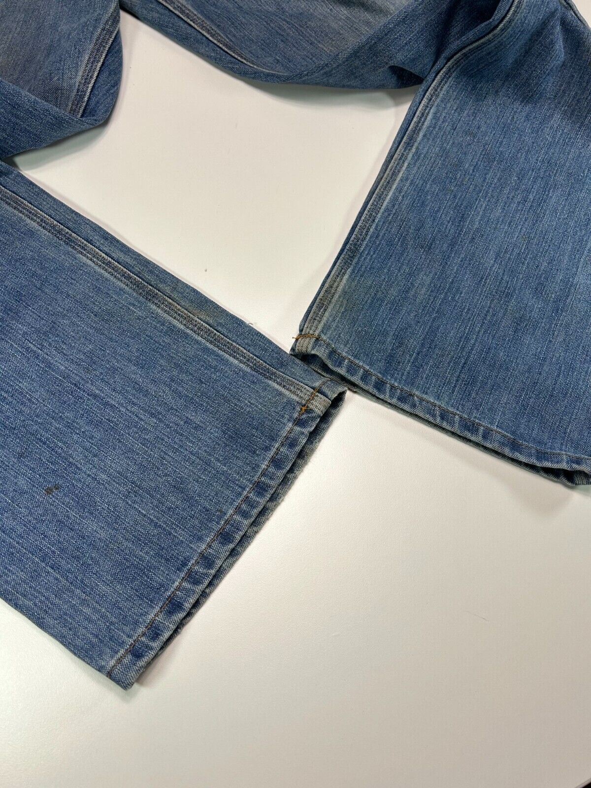 Carhartt Relaxed Fit Medium Wash Denim Workwear Pants Size 39W