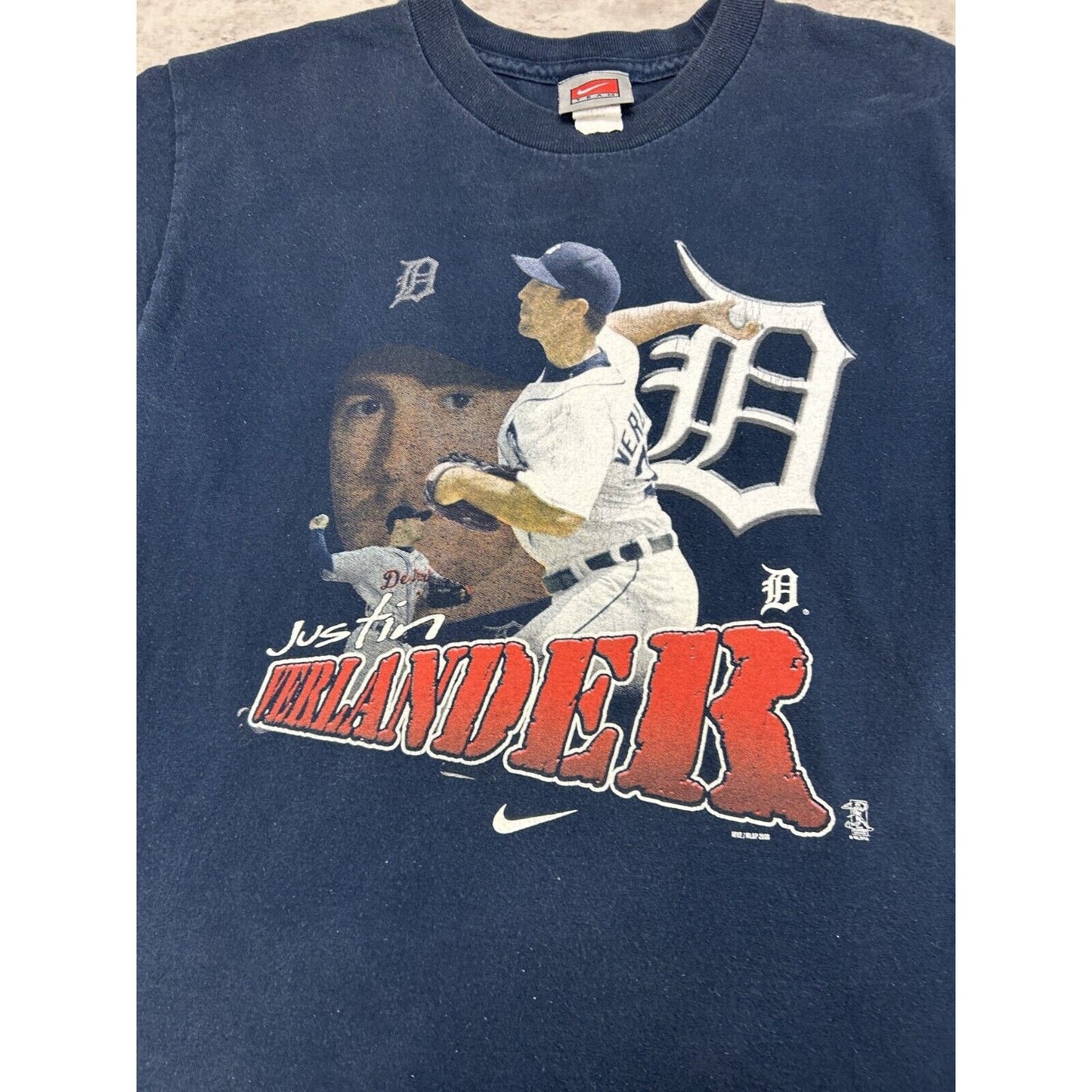 Justin Verlander #35 Detroit Tigers MLB Nike Player Graphic T-Shirt Size XS