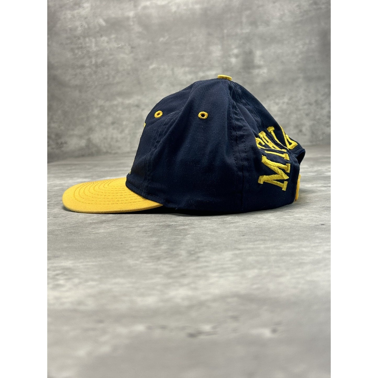 Vintage Michigan Wolverines NCAA Embroidered Logo Snapback Hat OSFA